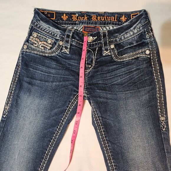 ROCK REVIVAL Tali Bootcut Jeans Size 24 - Picture 6 of 13